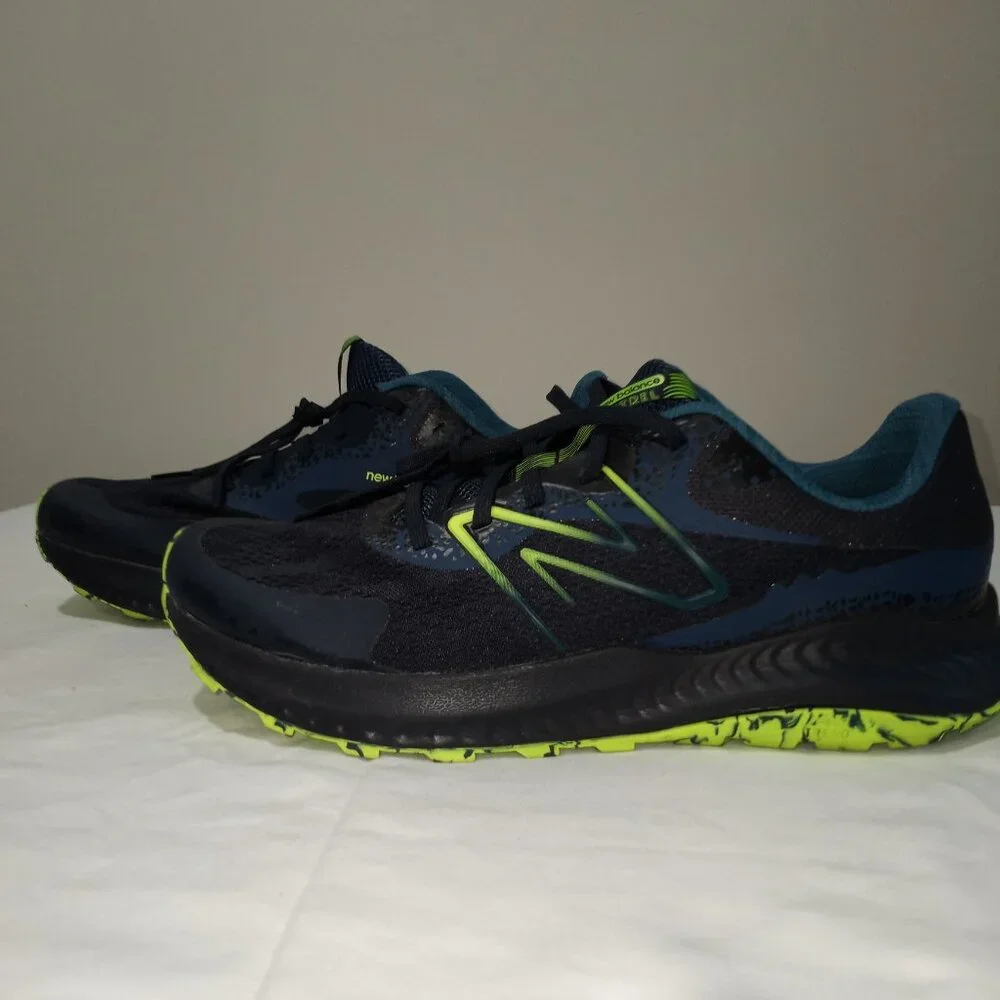 NEW BALANCE NITRIL MENS SNEAKERS SIZE 13 BLUE NEON GREEN - Picture 7 of 10